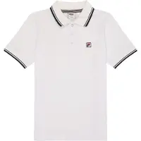 FILA Biella Regular Polo Shirt Bright White Talla: 134/140 | Camisas Outlet | Unisex | Blanco