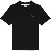 FILA Piaggia Regular Logo Polo Shirt Black Talla: 158/164 | Camisas Outlet | Unisex | Negro
