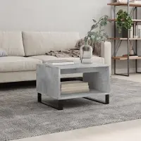 Prolenta Maison Exclusive - Mesa de centro en color gris hormigón, 60x50x40 cm, fabricada en material de madera