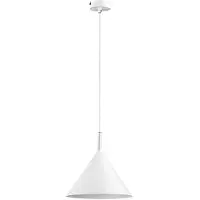 Rabalux 72008, lámpara colgante con un foco, falso, casquillo E27, color blanco, forma redonda, estilo industrial, diámetro 250 mm