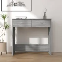 vidaXL Escritorio gris Sonoma, 80x40x75 cm, material de madera - Escritorio - Escritorios - Mesa de oficina - Mesa para ordenador