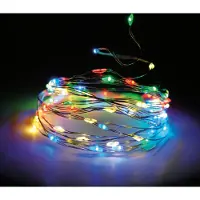 Spetebo Guirnalda de luces con cable, 160 LEDs, de colores variados, para interior y exterior, con 8 funciones y temporizador