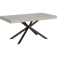 Ityhome - Mesa auxiliar extensible, 180/440 x 90 cm, patas de mesa "Plaker" en color cachemira, estructura en color antracita