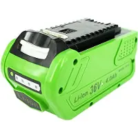 PowerSmart Batería de 4000 mAh para Greenworks 29717, 29727, G-MAX G40B2, G40B4, STBA40B210