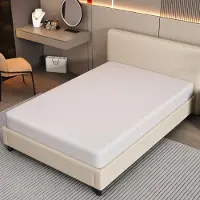 MODFU Colchón , 90 x 200 cm, firmeza H3, Öko-Tex, ergonómico, transpirable, cómodo y duradero. Funda con partículas antideslizantes y asas. Color blanco