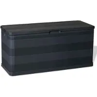 vidaXL Caja de almacenamiento para jardín, color , 117 x 45 x 56 cm - Caja de almacenamiento - Cajas de almacenamiento - Caja para cojines de jardín - Cajas para cojines de jardín