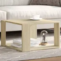 Prolenta Maison Exclusive - Mesa de centro Sonoma, roble, 51,5 x 51,5 x 30 cm, material de madera