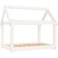Syfax Cama para perros madera maciza de pino blanco 81x60x70 cm