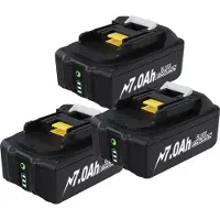 StarTech.com Batería BL1830 para Makita de 18V LXT, de iones de litio 18650, con 7000 mAh, batería de reemplazo compatible con BL1860/LXT400/3B, de color azul