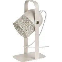 Rabalux 5255, lámpara de mesa Ronnie, casquillo E14, color crema, forma redonda, estándar, diámetro 100 mm