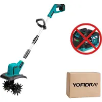 OEM Fresadora de jardín, motor sin escobillas, profundidad y anchura de corte ajustables, no requiere batería