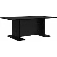 Syfax Mesa de Café Roble negro 103.5 x 60 x 40 cm
