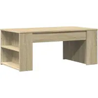 Syfax Mesa de centro madera de ingeniería roble Sonoma 102x55x42 cm