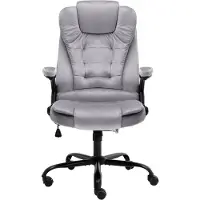 Syfax Silla de oficina de terciopelo gris claro