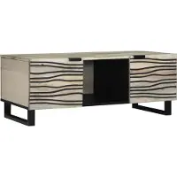 Syfax Mesa de centro Blanco 100 x 54 x 40 cm Madera de ingeniería
