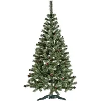 AGA Árbol de Navidad de 180 cm con piñas