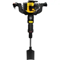 StarTech.com Taladro para pozos de tierra, plantadora de árboles - 52cc, motor de 2 tiempos - 1250W - Con pala de 21x14 cm - Refrigerado por aire - Color amarillo