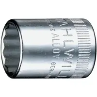 Stahlwille 01030011, Llave de vaso, cromo, según la norma DIN EN 3709 / ASME B 107.5M, 19 g