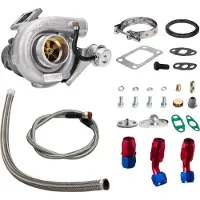 OEM Kit de conductos de aceite para turbocompresor T3, compatible con motores de hasta 420 caballos de potencia