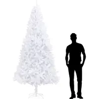 The Living Store : Árbol de Navidad artificial, 300 cm, color blanco