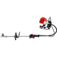 StarTech.com Cortacésped multifunción y desbrozadora - Equipo con sistema de mochila, motor de gasolina de 52 cm³ - Desmalezadora - Cortasetos - Blanco