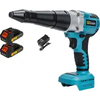 OEM Pistola de clavos, motor sin escobillas, funcionamiento automático, 2 cajas de baterías