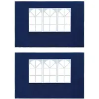 The Living Store Living Store: 2 paneles laterales para tienda de campaña, con ventana, de polietileno (PE), color azul