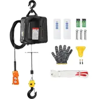 OEM Cabrestantes eléctricos, con capacidad de carga de 500 kg, potencia de 1500W, altura de elevación de 7 metros, velocidad de al menos 4 m/min, control manual/con cable/inalámbrico