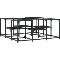 Syfax Mesa de centro madera de ingeniería 91x91x40 cm