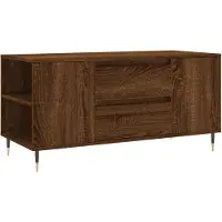 Syfax Mesa de centro madera de ingeniería marrón roble 102x44,5x50 cm