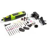 Fieldmann Herramienta multifunción inalámbrica FDMB 200170-A, 7.2V, batería de iones de litio, autonomía de 90 minutos, 70 accesorios, 5000-25000 RPM
