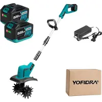 OEM Cultivador de jardín eléctrico, motor sin escobillas, diseño ergonómico, batería 2PC 928vf