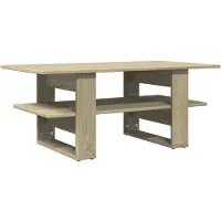 Syfax Mesa de centro madera de ingeniería roble Sonoma 102x55x42 cm
