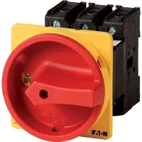 Eaton P3-100/V/SVB, Interruptor rotatorio, 3 polos, Rojo, Amarillo, 100 A