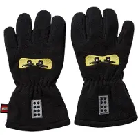 LEGO - Kid's Asmus 600 Fleece Glove - Guantes size 110/116, negro