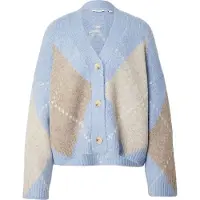 Noella Cárdigan 'Laiana' beige moteado / azul claro / blanco