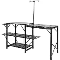 OEM Mesa de camping, mesas auxiliares plegables, fregadero, capacidad de carga de hasta 40 kg, 278 libras