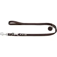 Hunter - V-Leash - Correa para perro size Länge max. 200 cm - Breite 2,0 cm, marrón