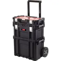 Keter Juego de caja de herramientas Connect Rolling System