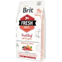 Brit Fresh, carne de res con calabaza, para cachorros, tamaño grande (de 26 a 44 kg), carne de res, 2,5 kg