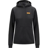 Ajungilak - Women's Stretch Hooded ML Jacket - Forro polar size L, negro