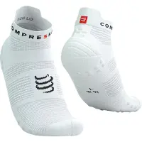 Compressport - Pro Racing Socks V4.0 Run Low - Calcetines de running size T3 - EU 42-44, gris