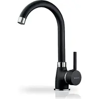 Pyramis , modelo Bello 090935601, mezclador de cocina de granito "Volcano" (negro)