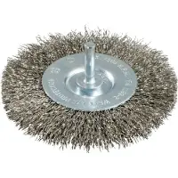 Metabo Cepillo redondo , 100x0,3/6 mm, acero inoxidable, ondulado, 630551000