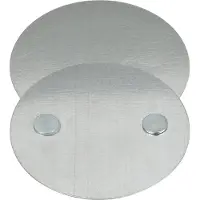 Brennenstuhl 1290000: Placa magnética para detectores de humo, incluye 2 imanes