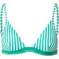 Calvin Klein Underwear Top de bikini verde / blanco