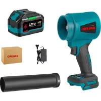 OEM Soplador turbo eléctrico, motor sin escobillas, alta eficiencia, 1 batería, enchufe tipo europeo