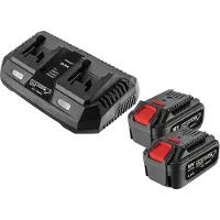 Graphite Kit Energy+ 2x Batería 4ah Con Doble Cargador