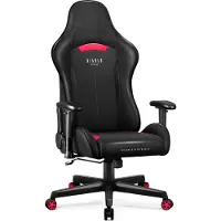 Diablo Silla de gaming X-ST4RTER, silla de oficina, silla de escritorio, silla para PC, diseño ergonómico, tapizada en tela, reposabrazos 2D, mecanismo de inclinación