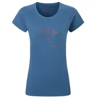 Mountain Equipment - Women's Mountain Flower Tee - Camiseta de manga corta size 40, azul
